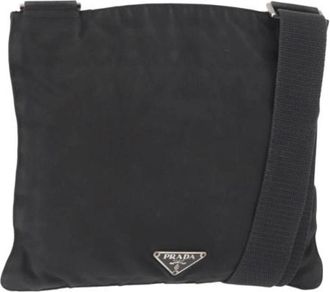 Prada Pre-owned Cross Body Bags, female, Black, Size: ONE SIZE Pre-owned Cross Body Bag