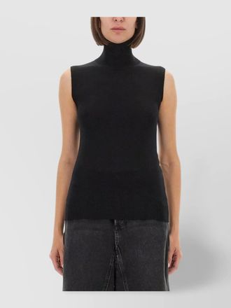 Sportmax high neck sleeveless jersey top
