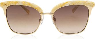 Ana Hickmann HI3051 G22 Womens Sunglasses Gold Size 53