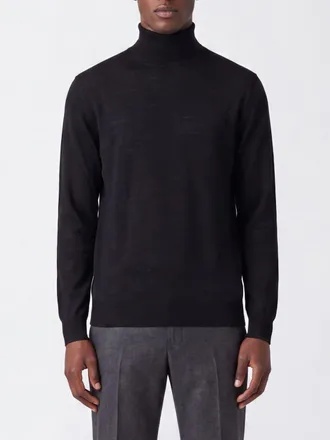 KANGRA Dolcevita in lana merino extrafine con bordi a costine