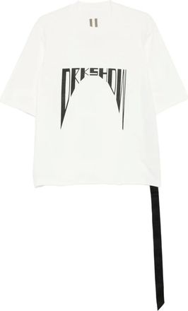 Rick Owens T-shirt met grafische print - Wit