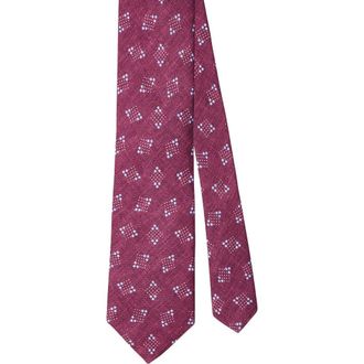 Robert Talbott Robert Geometric Print Best of Class Necktie in Red at Nordstrom