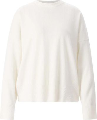 Loulou Studio Cashmere Truien - Dames - Cashmere truien - Beige - S - Kasjmier - Truien & Vesten