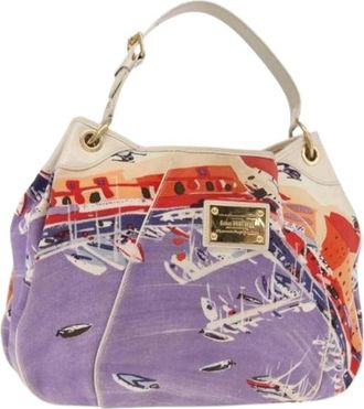 Louis Vuitton Pre-owned Shoulder Bags, female, Purple, Size: ONE SIZE Pre-owned Vintage Shoulder Bag