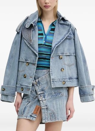 Desigual Giacca denim doppiopetto - Blu