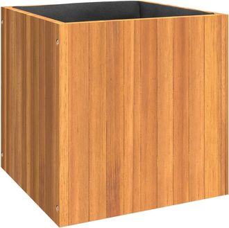 vidaXL Jardinera De Madera Maciza De Acacia 45x45x45 Cm Vidaxl