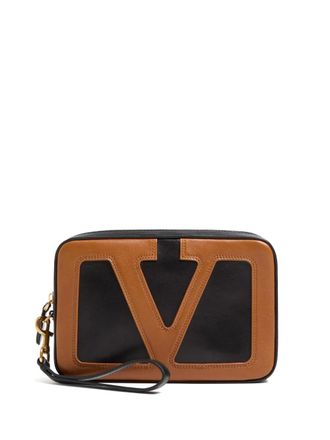 Valentino Garavani Viva Superstar clutch bag - men - Lambskin - One Size - Black