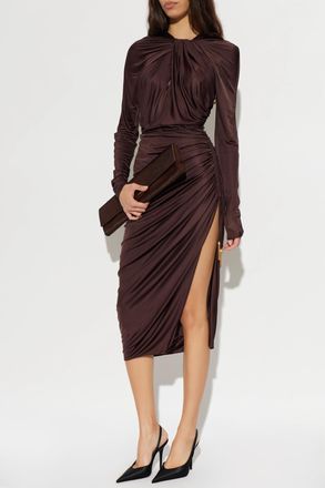 Balmain Draped Body, Womens, Brown
