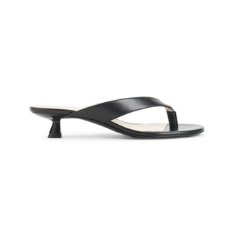 Stuart Weitzman Heeled Mules, female, Black, Size: 9 1/2 US Rio Sleek 35 Sandals