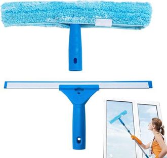 OEM Herramientas Para Limpiar Cristales, Raspador De Cristales Sin Marcas, Esponja De Doble Cara Para Limpiar Cristales, Raspador De Cristales, Azul