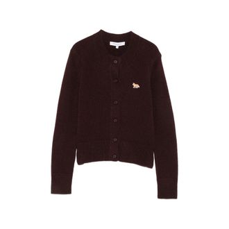 Maison Kitsun&eacute; Logo-patch Cardigan