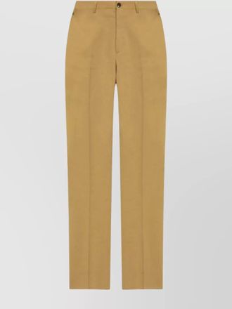 Etro straight leg trousers with belt loops and pockets