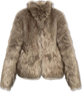 Misbhv Faux Fur & Shearling Jassen - Dames - Jassen - Beige - M - Nepbont - Jassen