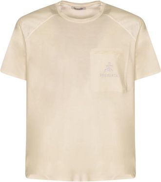 Premiata Witte T-shirts en Polos - Heren - T-shirts - Beige - XL - Tops