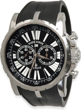 Roger Dubuis Pre-owned Roger Dubuis Excaliber Chronograph Automatic Black Dial Mens Watch EX45 78 9 9.71R