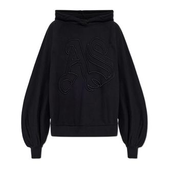 AllSaints Artia Sweatshirt - Dames - Hoodies - Zwart - M - Katoen - Hoodies & sweatvesten