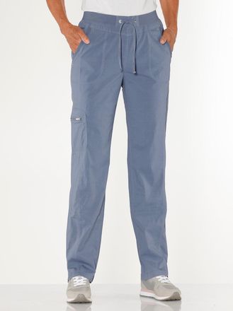 Casual Looks Schlupfhose CASUAL LOOKS, Damen, Gr. 36, Normalgr&ouml;ssen, taubenblau, 98% Baumwolle, 2% Elasthan, unifarben, Hosen Schlupfhose