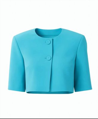 Pinko Platano Cropped Short Sleeve Jacket