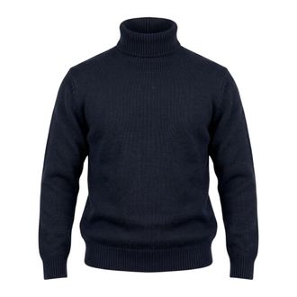 Bl'ker Blker - Steve Turtleneck - Heren - Truien - Blauw - Maat: 2XL Wol