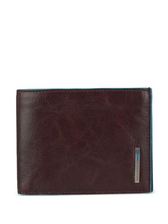 Piquadro leather wallet - unisex - Leather/Polyester - One Size - Brown