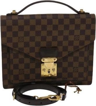 Louis Vuitton Pre-owned Handtas - Dames - Vintage Handtas - Bruin - ONE Size - Leer - Vintage