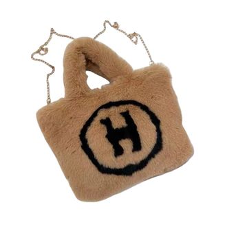 Generic Hand-held crossbody bag casual and versatile womens winter faux plush bag