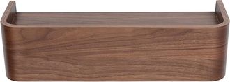 Miliboo Estante De Pared Madera Oscura Nogal L48 Cm Hope