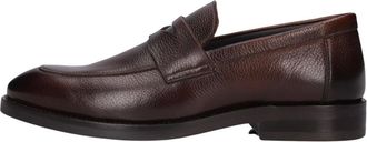 Stefano Lauran Schoenen, Heren, Bruin, 41 EU, Leer, Instappers 56000