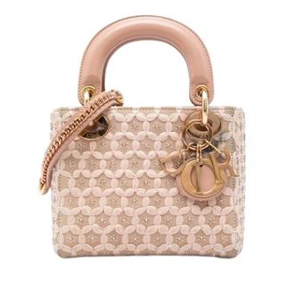 Dior Pre-owned Lady Dior - Dames - Pre-owned - Beige - Maat: ONE Size Leer