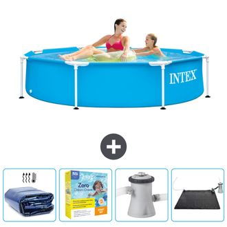 Intex Piscina Con Estructura Redonda - 244x51 Cm - 7-piezas Scb11