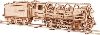 Ugears Locomotora de vapor modelo mec&aacute;nico