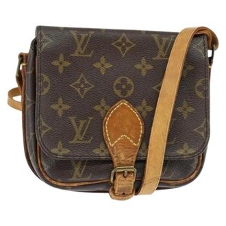 Louis Vuitton Borsa a tracolla Pre-owned in tela - - Pre-owned - Donna - Marrone - ONE SIZE