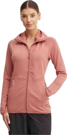 Jack Wolfskin Kolbenberg Hooded Fz - Dames - Binnenjassen - Oranje - XS - Wol - Fitness