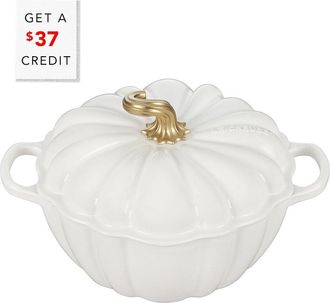 LE CREUSET Figural Pumpkin Cocotte With $37 Credit