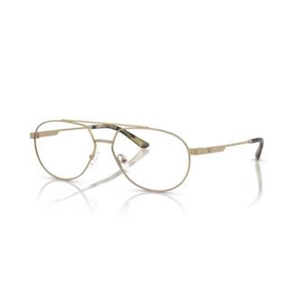 Emporio Armani 0ea1165 Classic Aviator Sunglasses with Gold-Toned Metal Frame