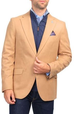 Tailorbyrd Lux Cashmere Touch Sport Coat in Camel at Nordstrom Rack, Size 46Short
