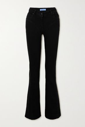 MUGLER Jeans Svasati A Vita Media - Nero