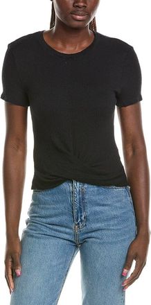 Michael Stars Stella Twisted Front Cropped T-Shirt