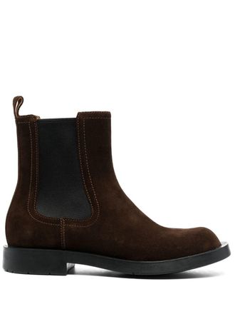 Camper elasticated side-panel detail boots - Brown
