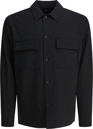 Vince Camicia con taschino - Nero