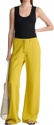 Apiece Apart Inka Bias Pant In Golden Rod