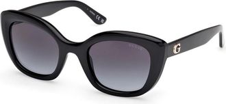 Guess Zwarte zonnebril met verlopende lenzen - Dames - Zonnebrillen - Zwart - 51 MM - Accessoires