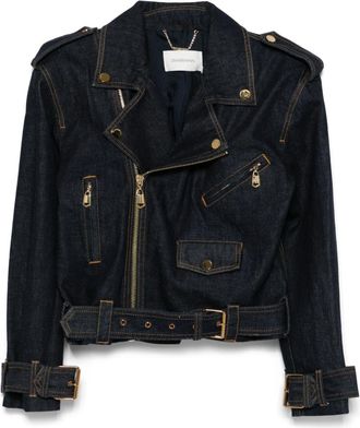 Zimmermann Giacca biker Crush - Blu