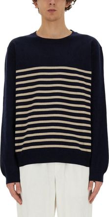 A.P.C. Navy Blue Regular Sweaters