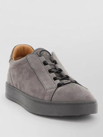 Tod's lace up nubuck sneakers low top sole