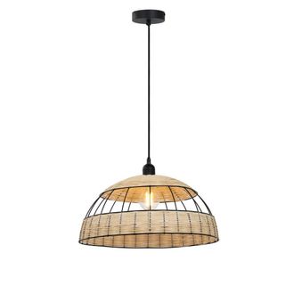 Globo Lighting L&aacute;mpara Colgante - Strahler - Natural - Metal - &Oslash; 40cm