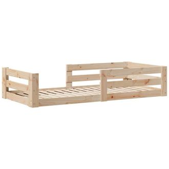 vidaXL Vidaxl - Estructura De Cama Sin Colch&oacute;n Madera Maciza De Pino 80x200 Cm