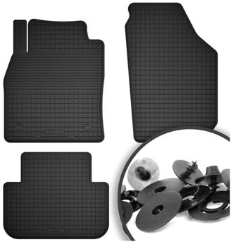 OEM Alfombrillas De Goma + Topes Para: Dodge Journey Jc49 De 7 Plazas (2007-2016)
