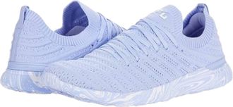 Athletic Propulsion Labs Womens Techloom Wave Athletic Sneakers In Bellflower/white/marble