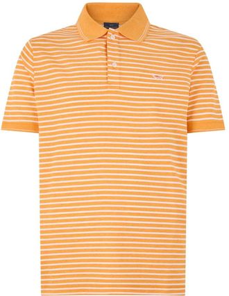 Paul & Shark Cotton Striped Polo - Heren - Polos - Oranje - 4XL - Katoen - Tops